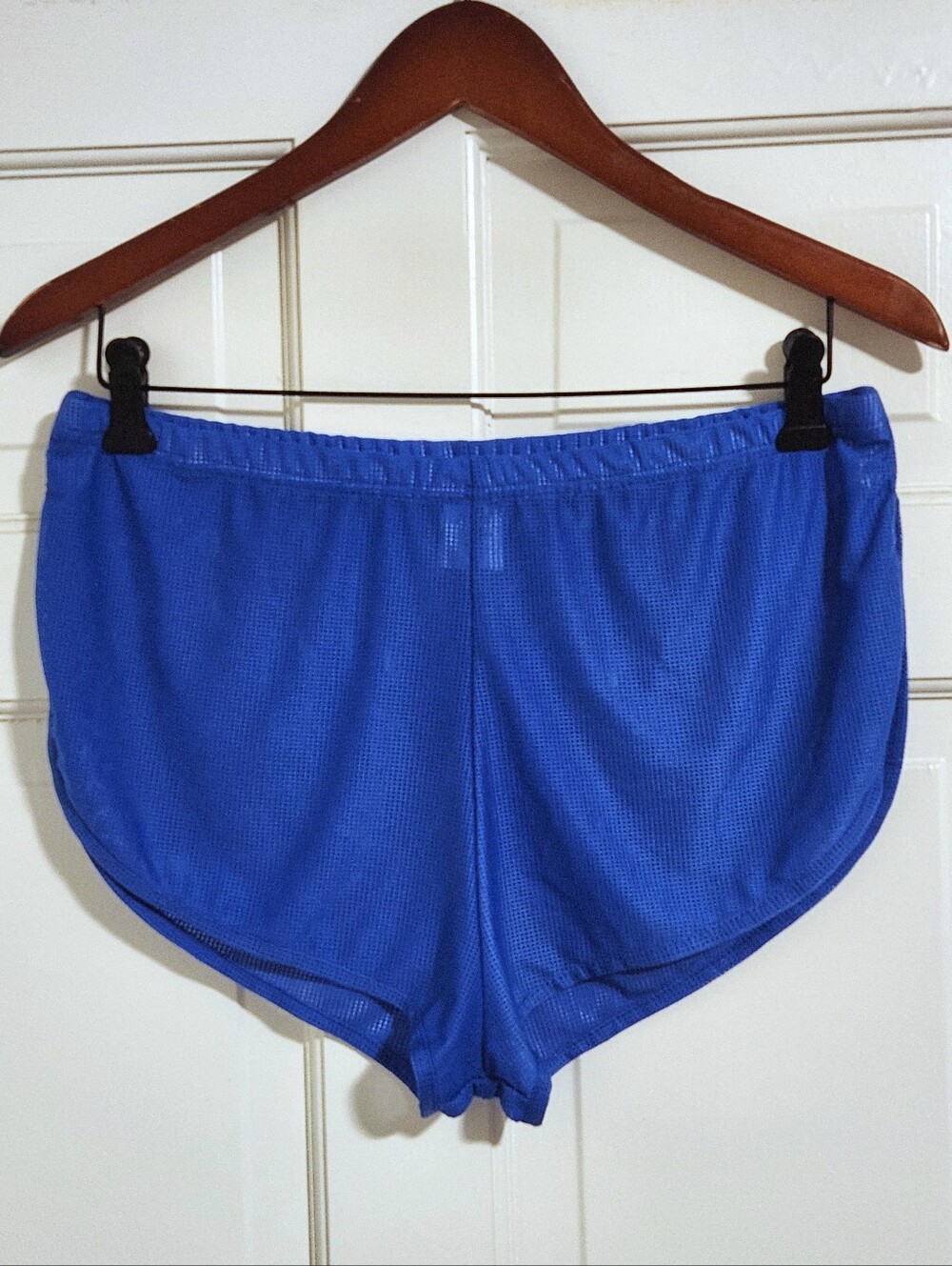 💋Muscle Alive💋 - Blue Split Side Mesh Lounge Short